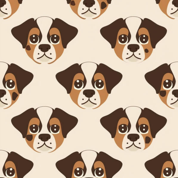 Download Seamless Dog Pattern Patterns Online - Creative Fabrica