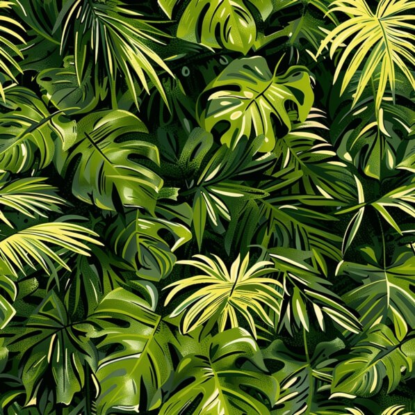 Download Tropical Leaves Seamless Pattern Patterns Online - Creative ...
