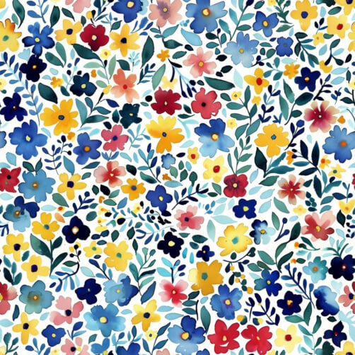 Download Seamless Watercolor Floral Pattern Patterns Online - Creative ...