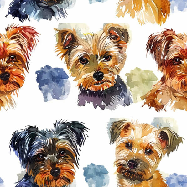 Download Seamless Dog Pattern Patterns Online - Creative Fabrica