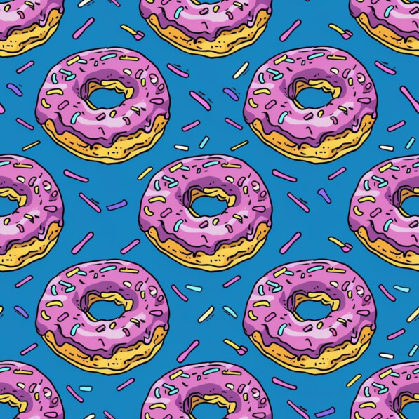 Download Pink and Purple Donuts Seamless Pattern Patterns Online ...