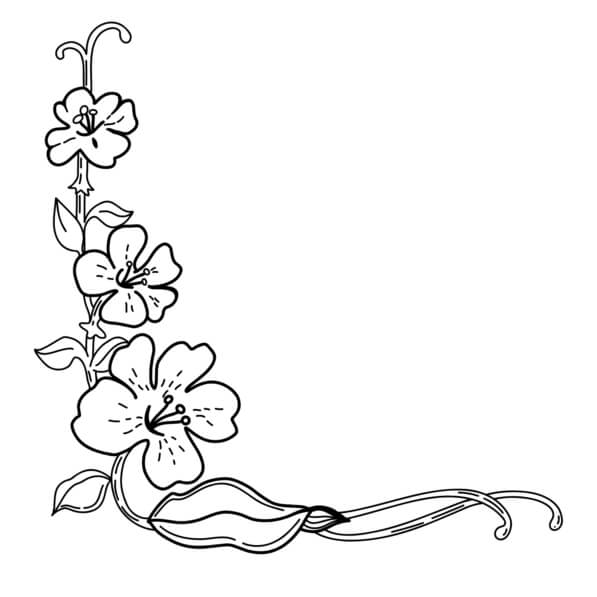 Download Black and White Floral Border Design Borders &amp; Corners Online ...