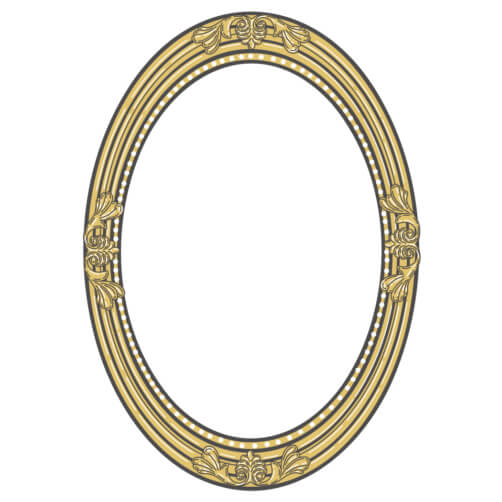 Download Circular Ornate Frame with Brown Background Frames Online ...