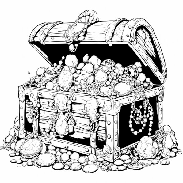 Download Educational Treasure Chest Coloring pages Online - Creative ...