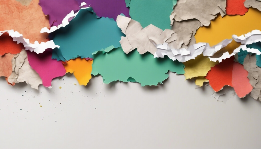 Fondo Rasgado Descarga Pared de Papel Rasgado Colorida Fondos En Línea - Creative Fabrica