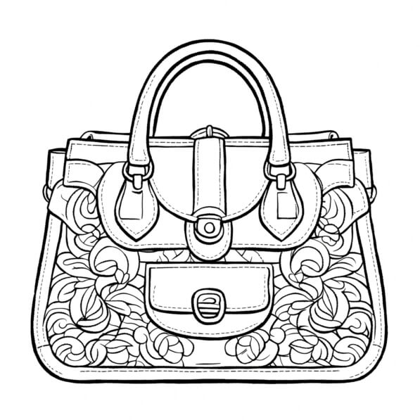 Borsa fantasia bianco e nero pois - Donna - Borse - di ScissorStudio