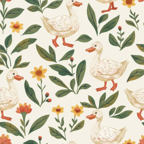 Download Yellow Duck Seamless Pattern Patterns Online - Creative Fabrica
