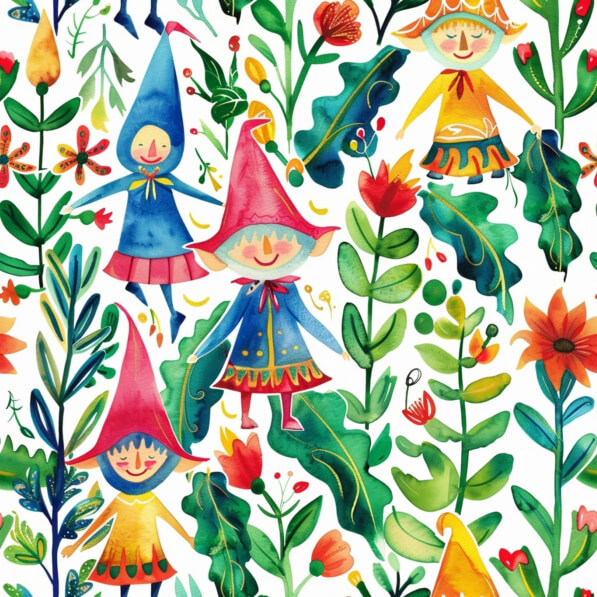 Download Colorful Characters Seamless Pattern Patterns Online ...