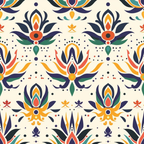 Download Seamless Flower Pattern for Interior Design Patterns Online ...