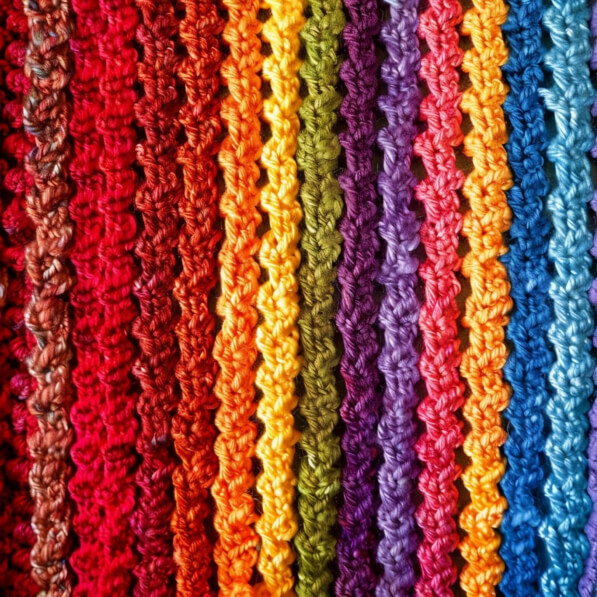 Large Crochet Pattern Background Download Colorful Crocheted Blankets Backgrounds Online - Creative Fabrica