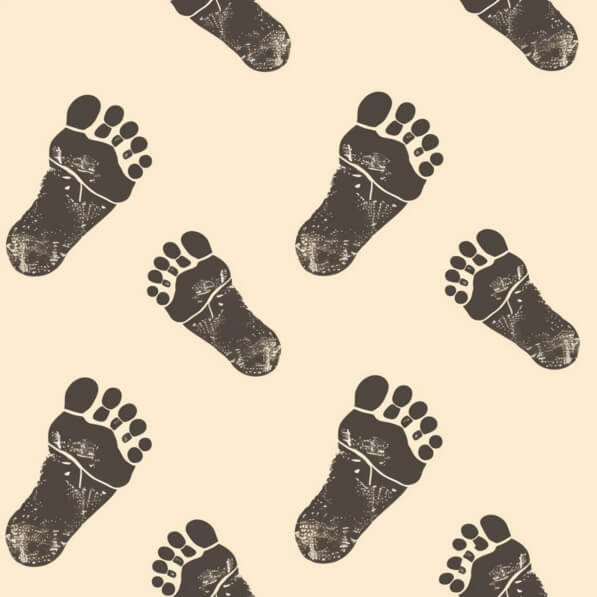 Download Seamless Footprint Pattern Patterns Online - Creative Fabrica
