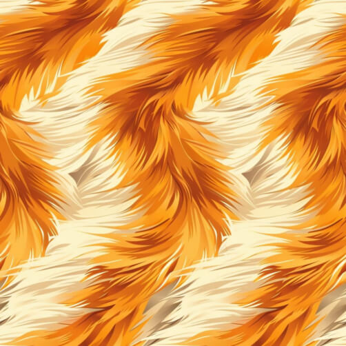 Download Seamless Orange, Black, and White Fur Pattern Patterns Online ...