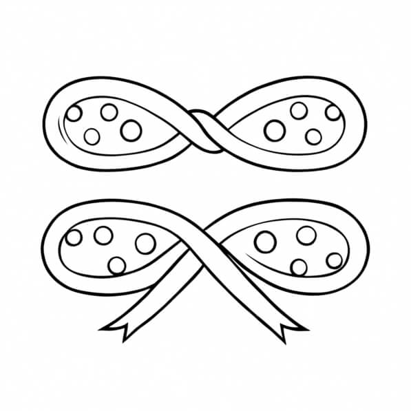 Free Ribbon Coloring pages - Download Printable Ribbon Coloring sheets ...
