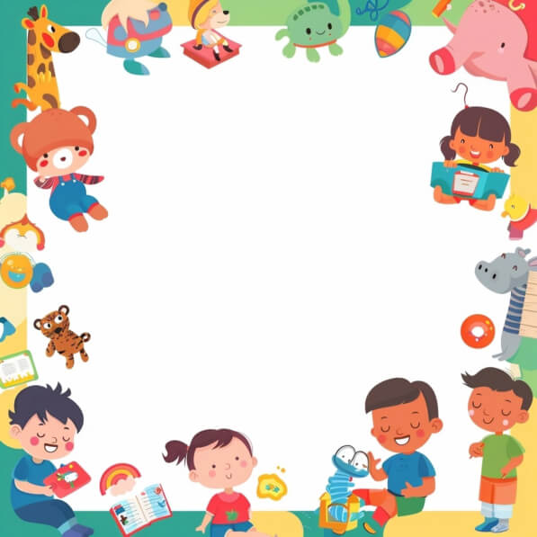 Download Children Playing in Frame Backgrounds Online - Creative Fabrica