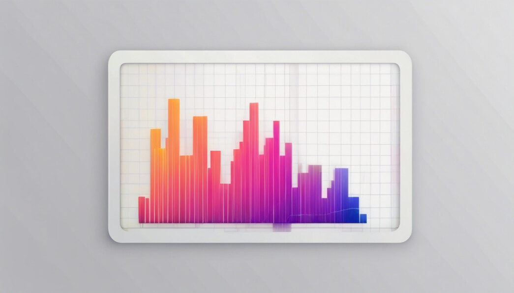 Download Square-Shaped Data Icon with Colorful Bars and Graphs ...