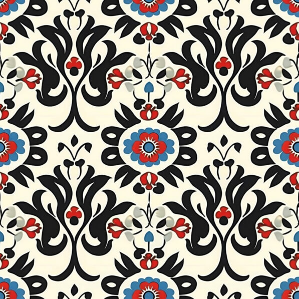Download Seamless Flower Pattern for Interior Design Patterns Online ...