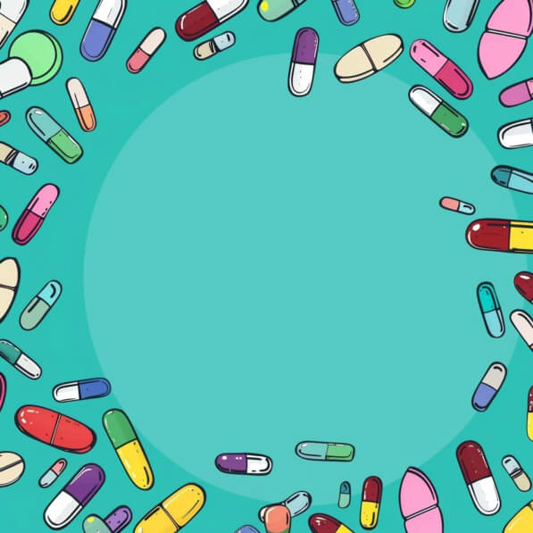 Download Colorful Pill Capsules Backgrounds Online - Creative Fabrica