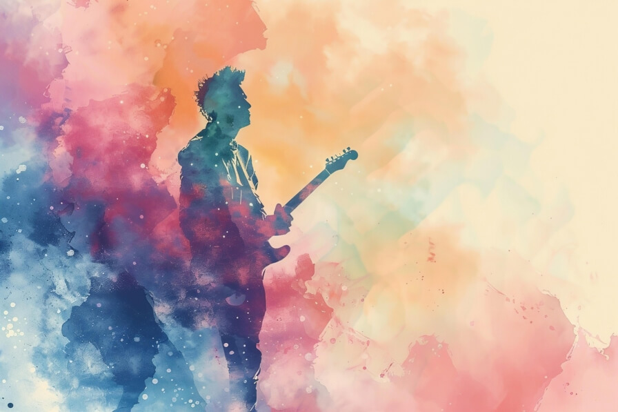 Maglietta Divertente Vitruviano Chitarra - Design Ispirato A Leonardo Da Vinci, 100% Cotone - Foto 12