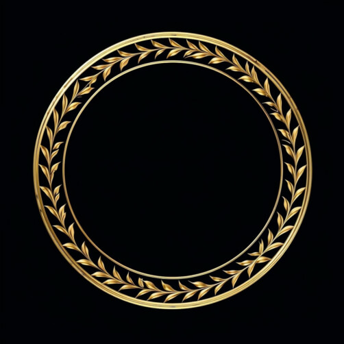 Download Ornate Gold Frame on Black Background Backgrounds Online ...