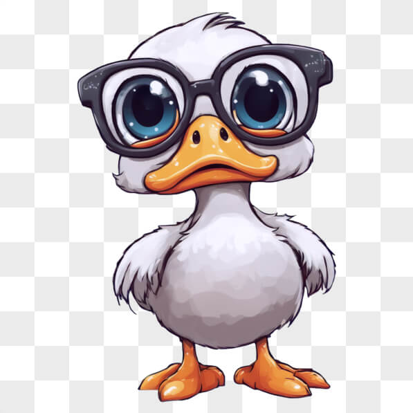 Java Cartoon Duck Download Charming Cartoon Duck Character with Glasses Cartoons Online ...