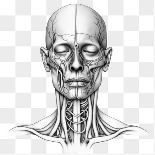 Download Detailed Anatomical Illustrations of Human Skull and Neck ...