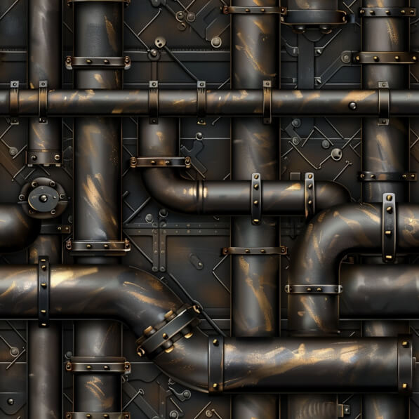 Download Intricate Industrial Pipes and Mechanical Components Patterns ...