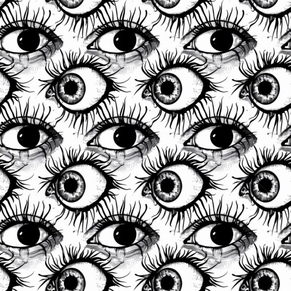 Download Abstract Pattern of Human Eyes Patterns Online - Creative Fabrica