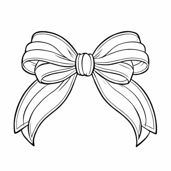 Free Ribbon Coloring pages - Download Printable Ribbon Coloring sheets ...