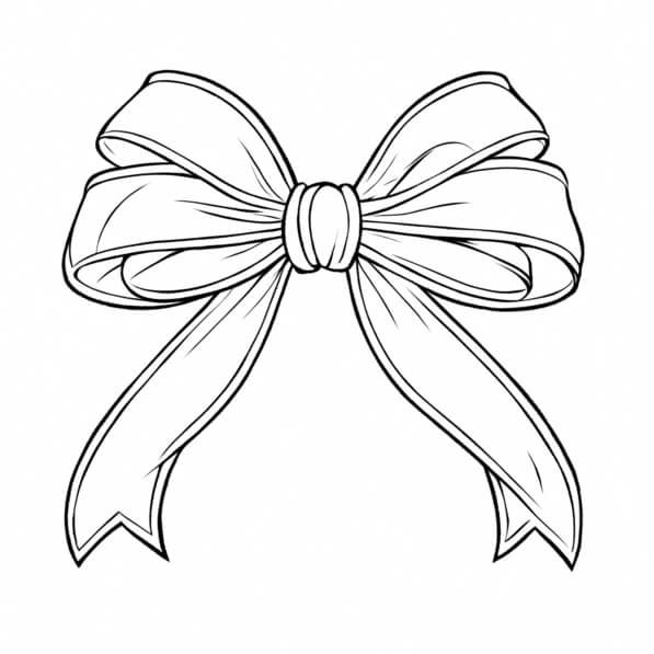 Free Ribbon Coloring pages - Download Printable Ribbon Coloring sheets ...