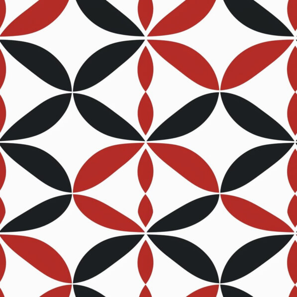 Download Abstract Geometric Pattern with Red and Black Shapes Patterns ...