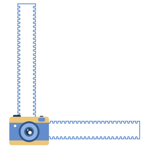 Download Stylized Black Camera Illustration Borders & Corners Online ...