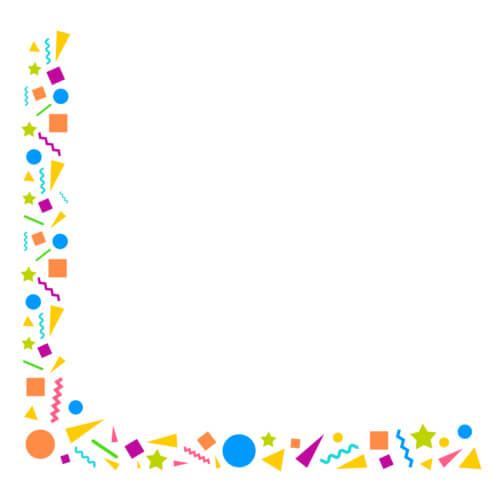 Download Colorful Sprinkle Border Design Borders & Corners Online ...