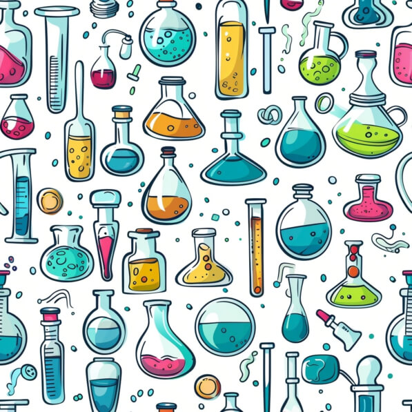 Lab Png Pattern Download Colorful Collection of Laboratory Glassware Patterns Online ...