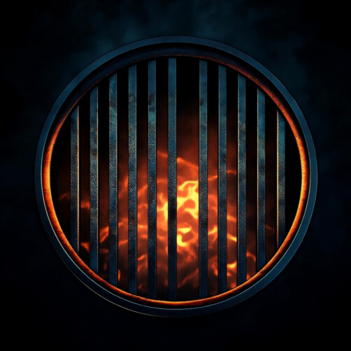 Download Abstract Metallic Grill with Warm Glow Backgrounds Online ...