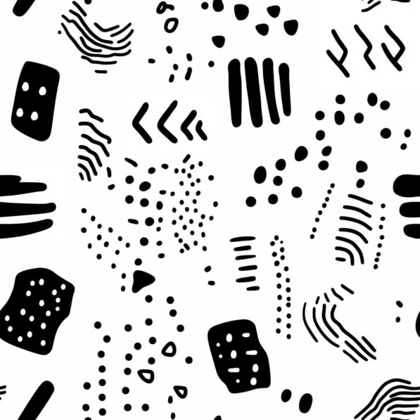 Download Abstract Black Shapes on White Background Patterns Online ...