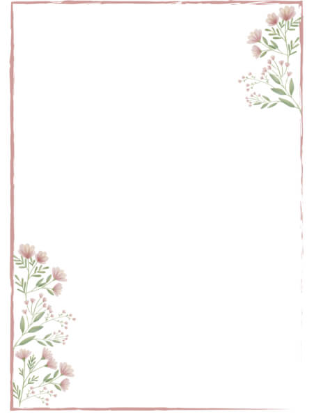 Download Floral Border Design Frames Online - Creative Fabrica