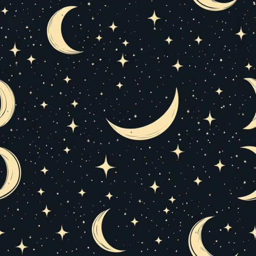 Download Celestial Pattern with Moons and Stars Patterns Online ...