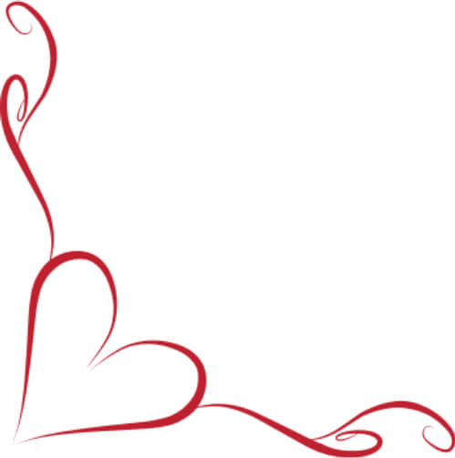 Red Heart Shell Border Download Elegant Red Heart Shape Design Borders & Corners Online ...
