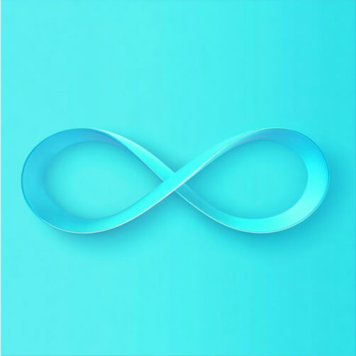 Download Stylized Infinity Symbol in Blue Backgrounds Online - Creative ...