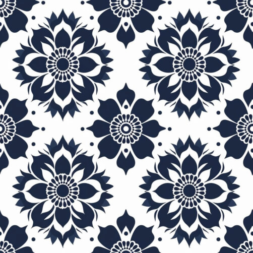 Download Navy Blue Geometric Pattern on White Background Patterns ...