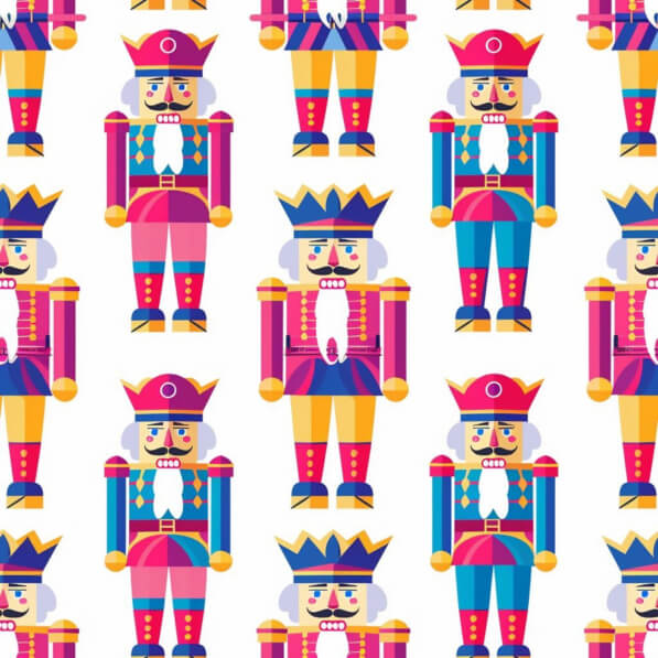 Download Colorful Nutcracker Pattern Patterns Online - Creative Fabrica