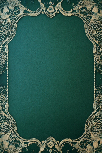 Elegant Lace Frame on Green Background Patterns Elegant Lace Frame on Green Background Patterns thumbnail