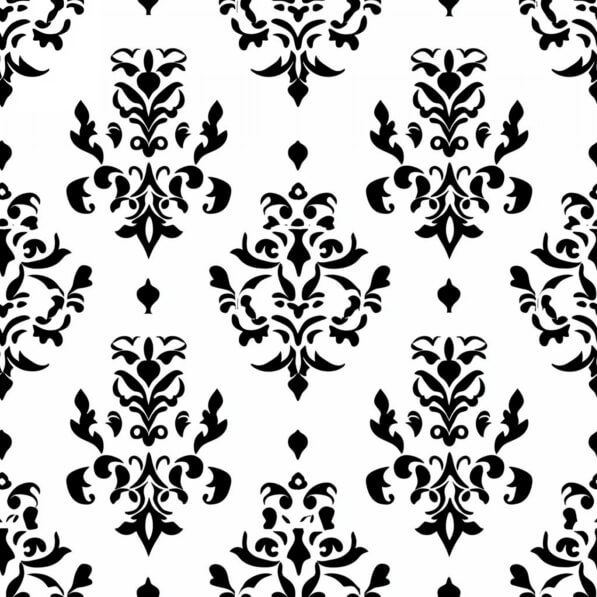 Download Black and White Floral Pattern Patterns Online - Creative Fabrica
