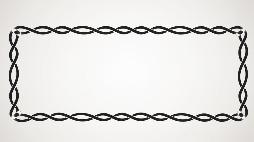 Download Decorative Black Rope Border Design Backgrounds Online ...
