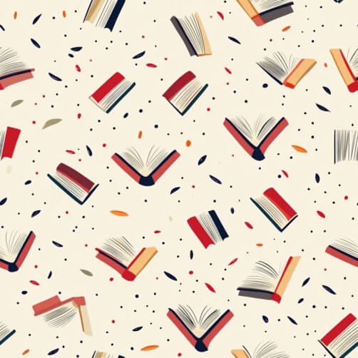 Download Colorful Book Pattern on Black Background Patterns Online ...