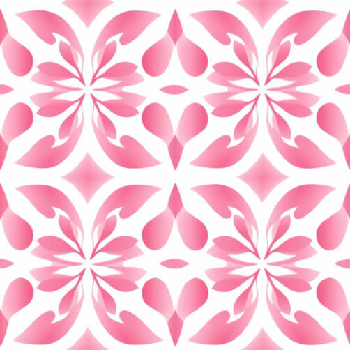 Download Stylized Pink Floral Pattern Patterns Online - Creative Fabrica