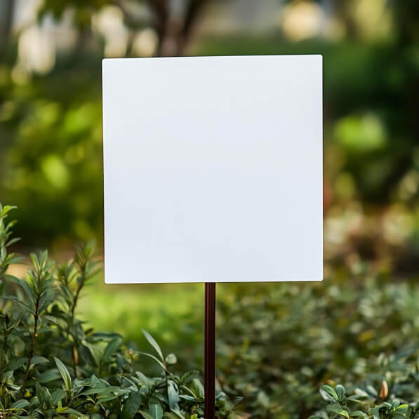 Download Blank Sign in a Lush Green Setting Mockups Online - Creative ...