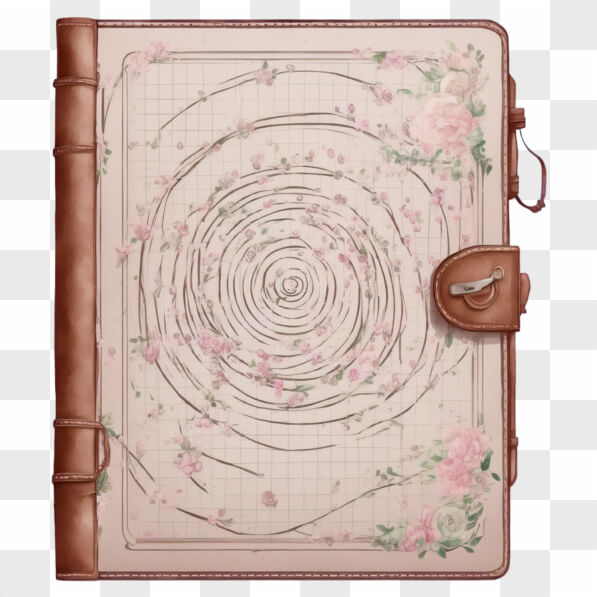 Simple Journal Design Pattern Download Elegant Floral Journal with Spiral Pattern Cartoons Online ...