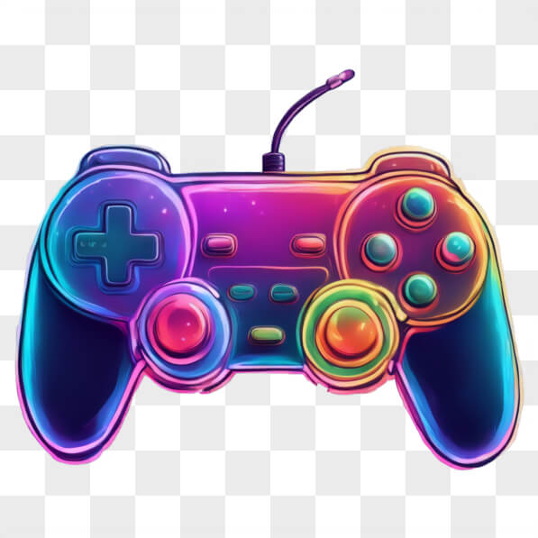 Download Colorful Video Game Controller Cartoons Online - Creative Fabrica