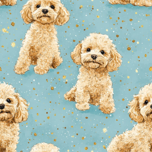Download Cheerful Dogs Pattern Patterns Online - Creative Fabrica